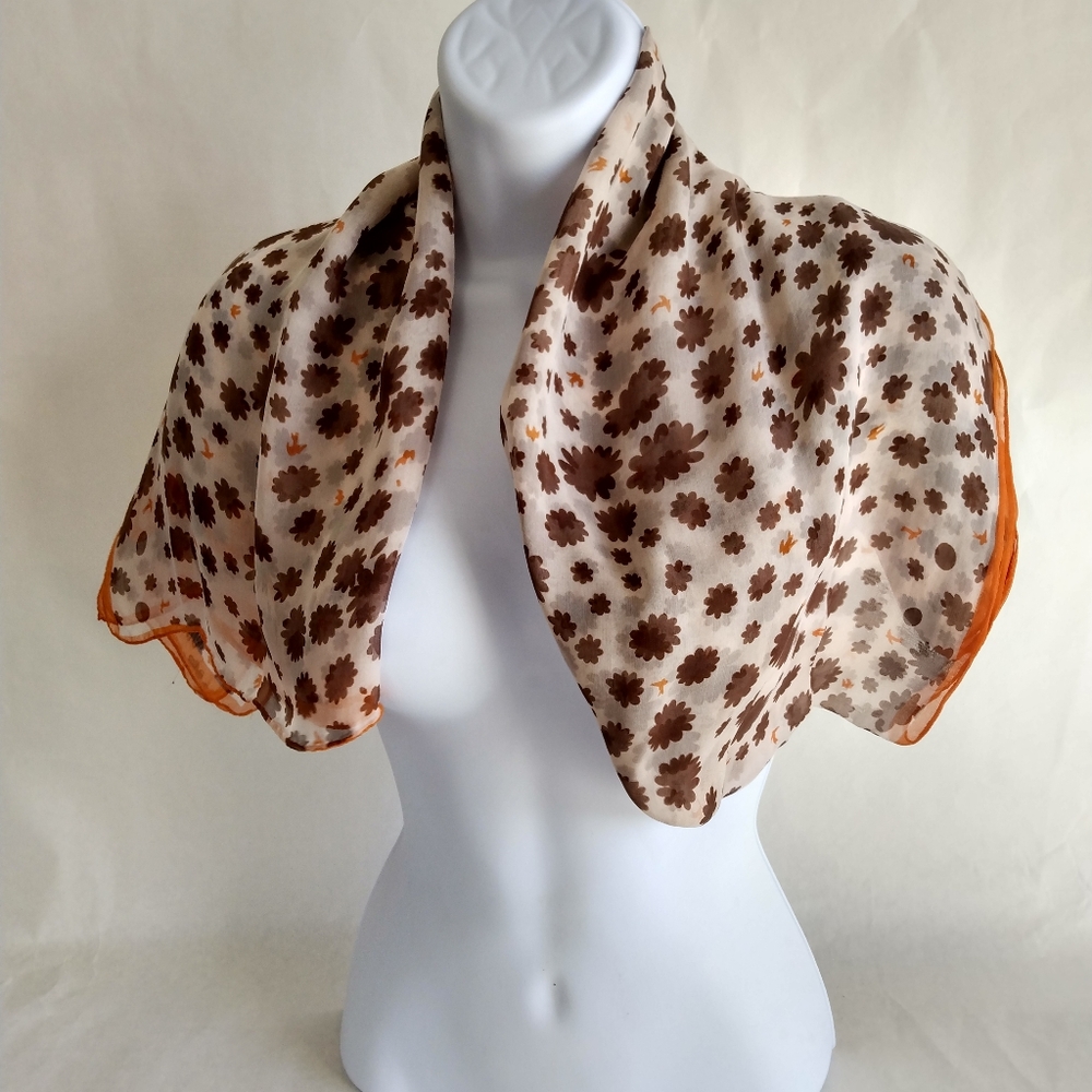 Rare Miu Miu Limited Edition design star clouds 100% Silk Scarf/Shawl very long